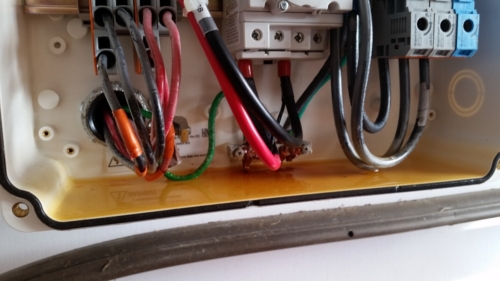 Water infiltrating inverter